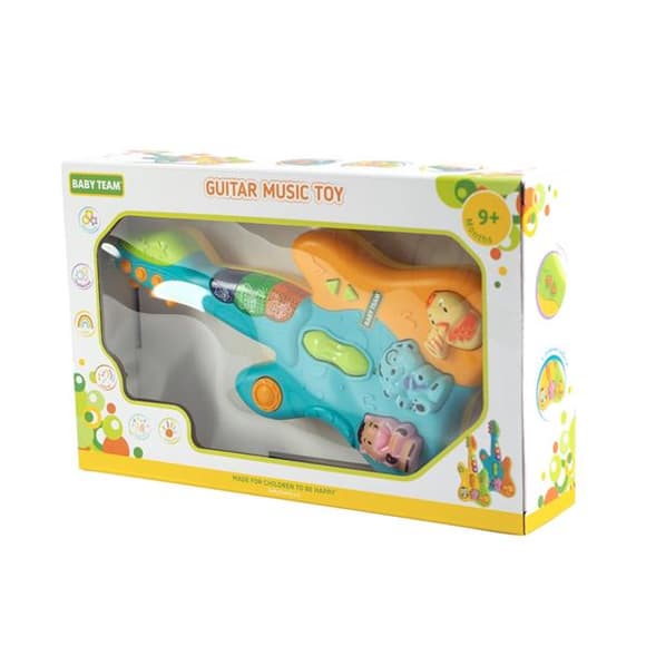 Музична іграшка Baby Team Гітара на батарейках блакитний (8644-blue)